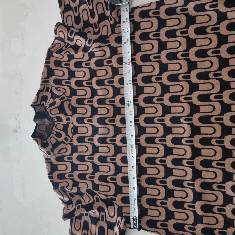 Anthropolgie MAEVE | Mock Neck Sweater Geometric Dress | XL - Picture 11 of 11